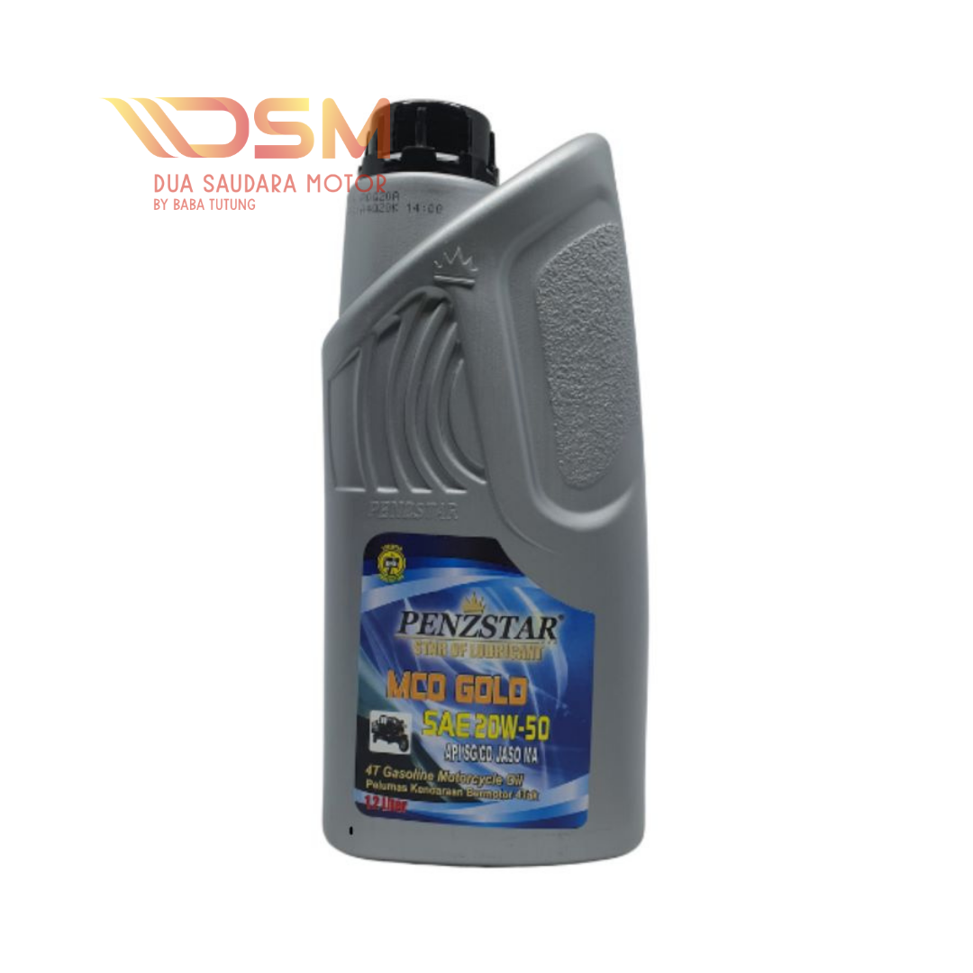 Oli Viar Roda Tiga Karya Penzstar MCO Gold SAE 20W50 1,2 Liter