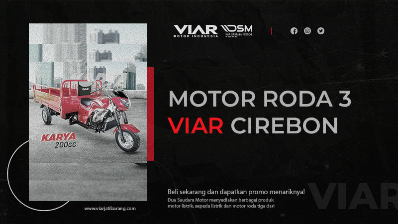 Motor Roda 3 VIAR Cirebon