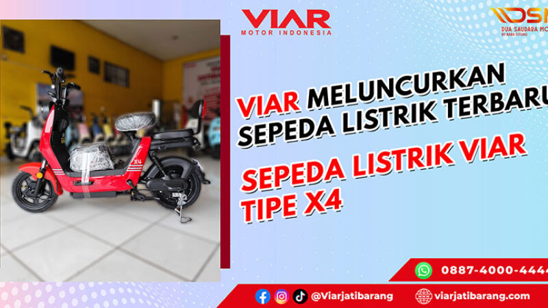 VIAR-LUNCURKAN-E-BIKE-X4-TERBARU