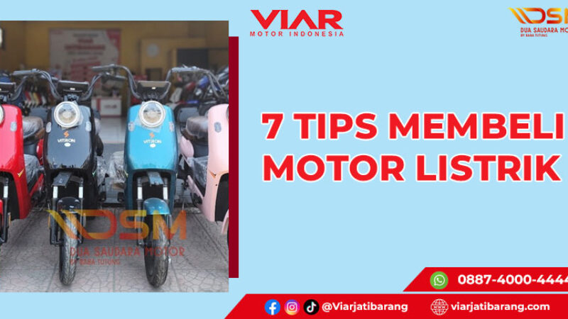 Tips Membeli Motor Listrik