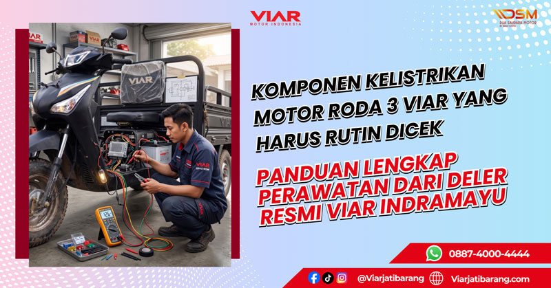 Komponen Kelistrikan Motor Roda 3 VIAR
