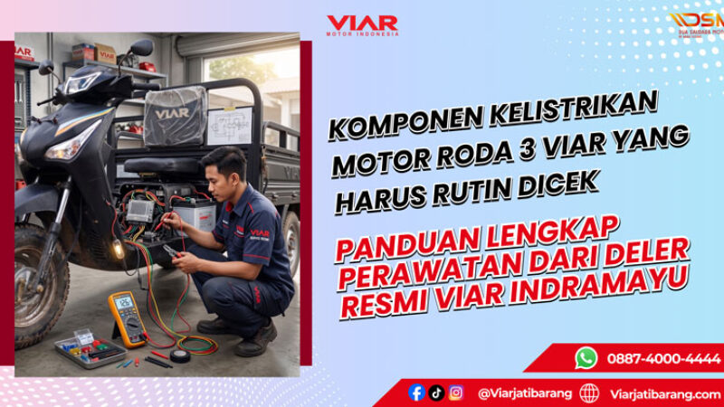 Komponen Kelistrikan Motor Roda 3 VIAR